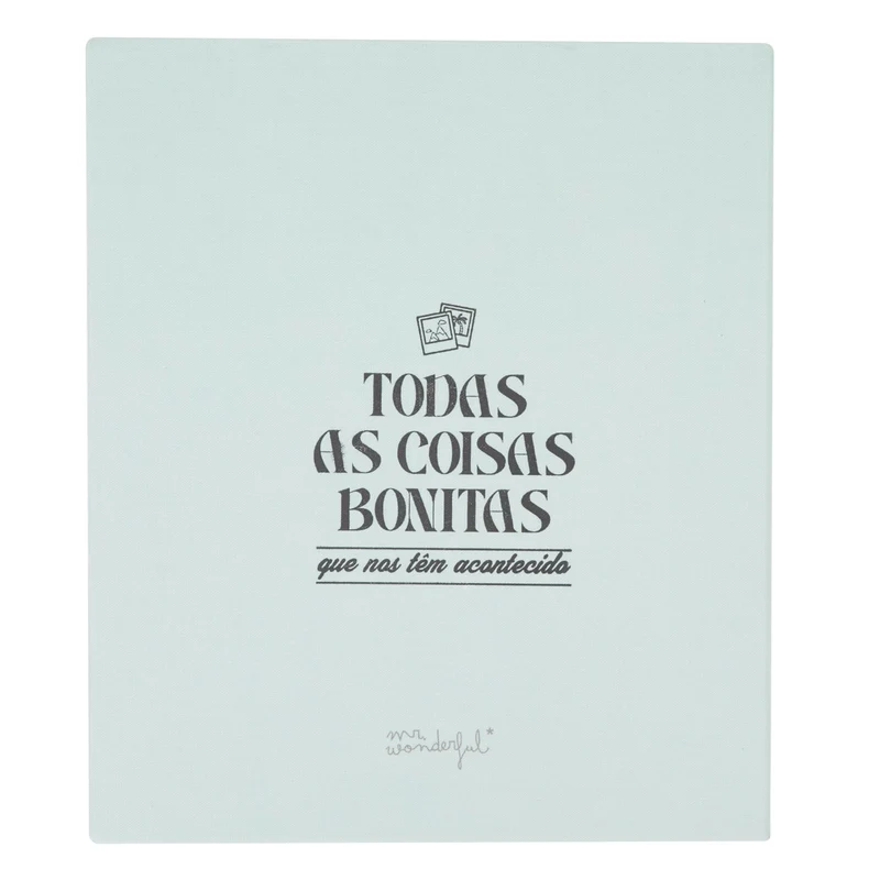 Álbum de fotos premium - Todas as coisas bonitas que nos têm acontecido