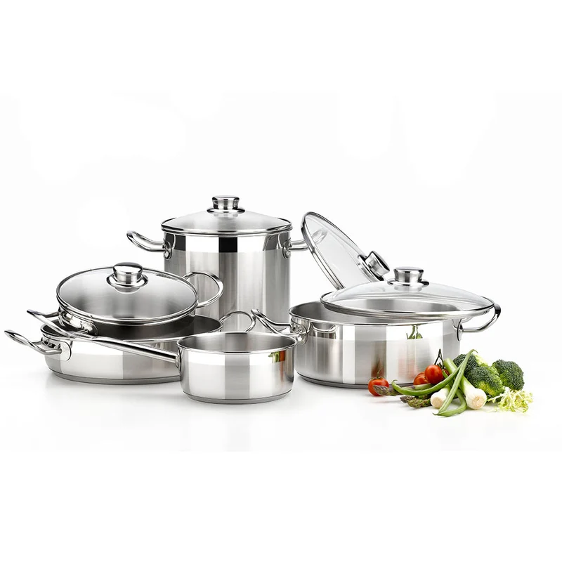 Batería de cocina completa con rustidera Profesional BRA