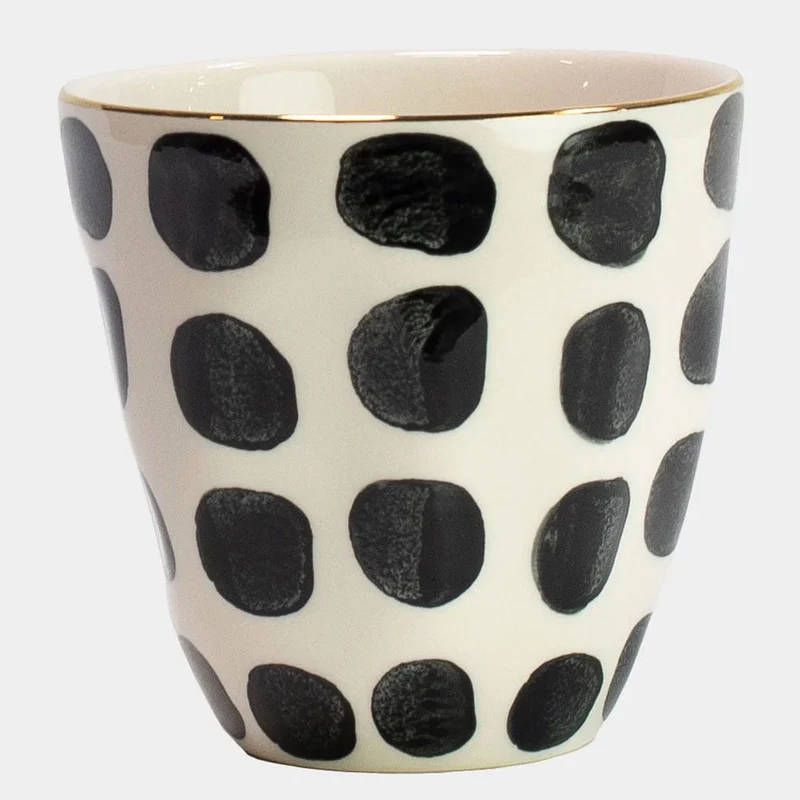 Taza vaso de gres Topos Vigdis Olsson & Jensen