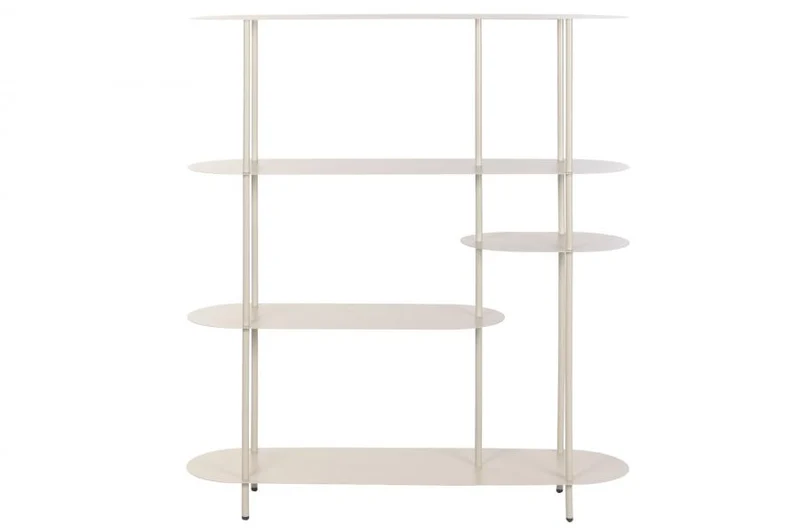 APARADOR HIERRO 118X30X140 KD CREMA