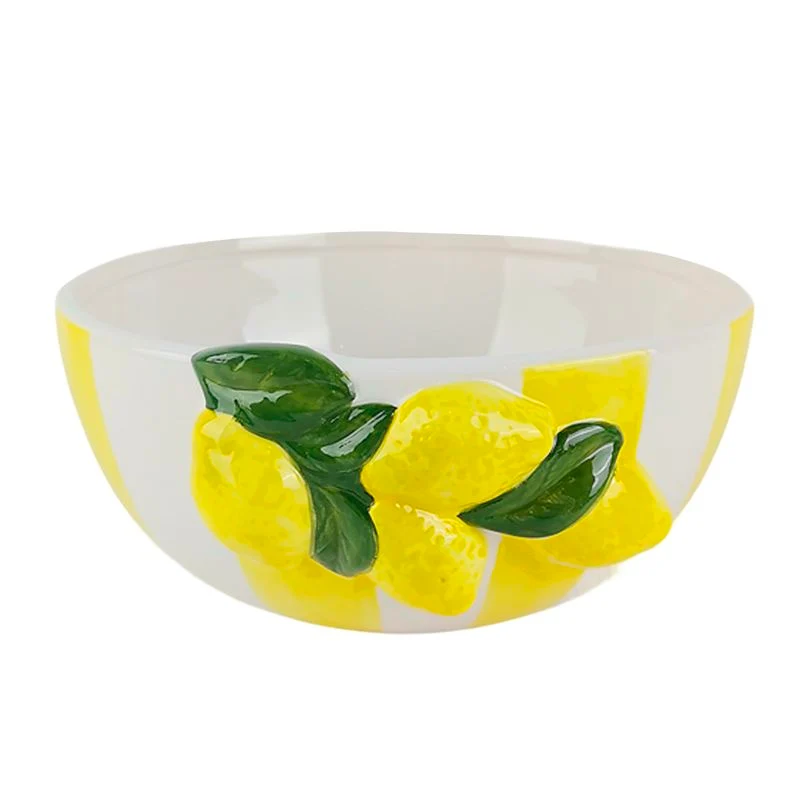 BOL 24CM RAYAS LIMONES