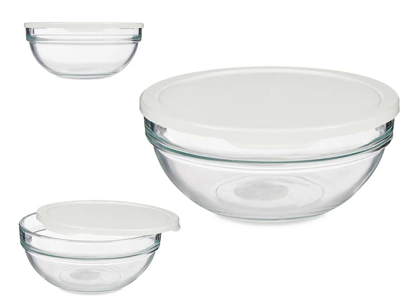 FIAMBRERA REDONDA CHEFS CON TAPA BLANCA 1,135L