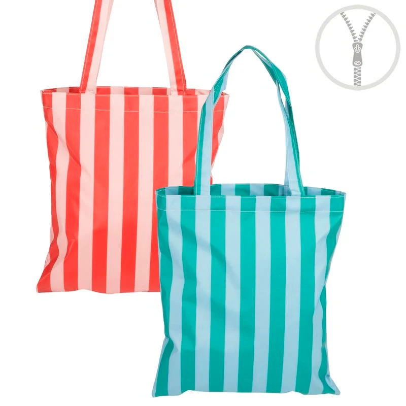 BOLSA CON CREMALLERA WATERPROOF RAYAS