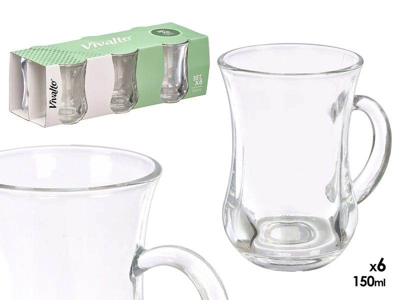 SET 6 JARRAS TE 150ML