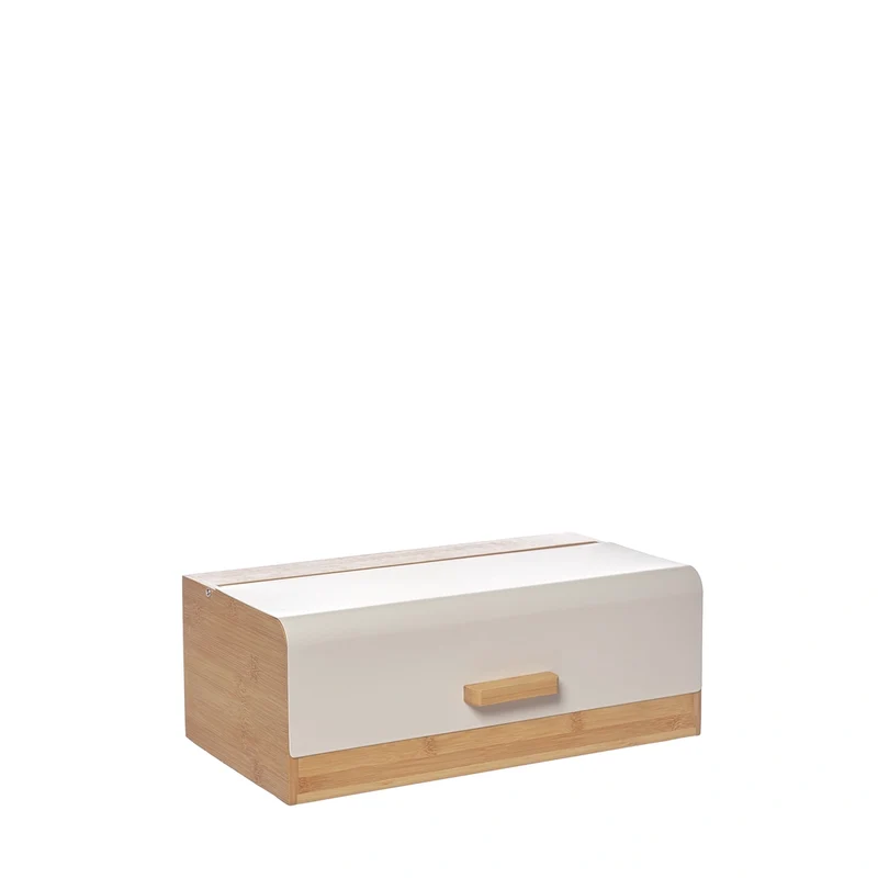 PANERA BAMBU Y METAL RECTANGULAR