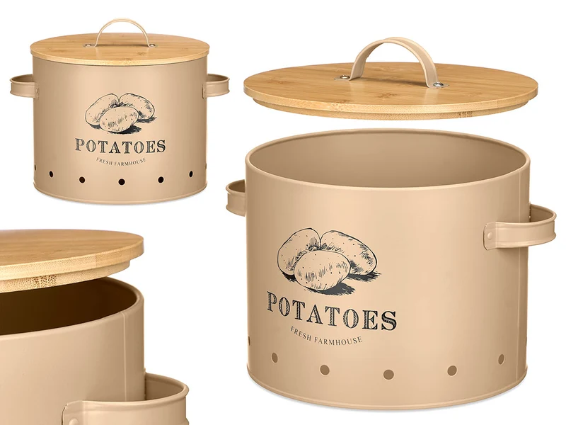 PATATERO TAPA BAMBU BEIGE