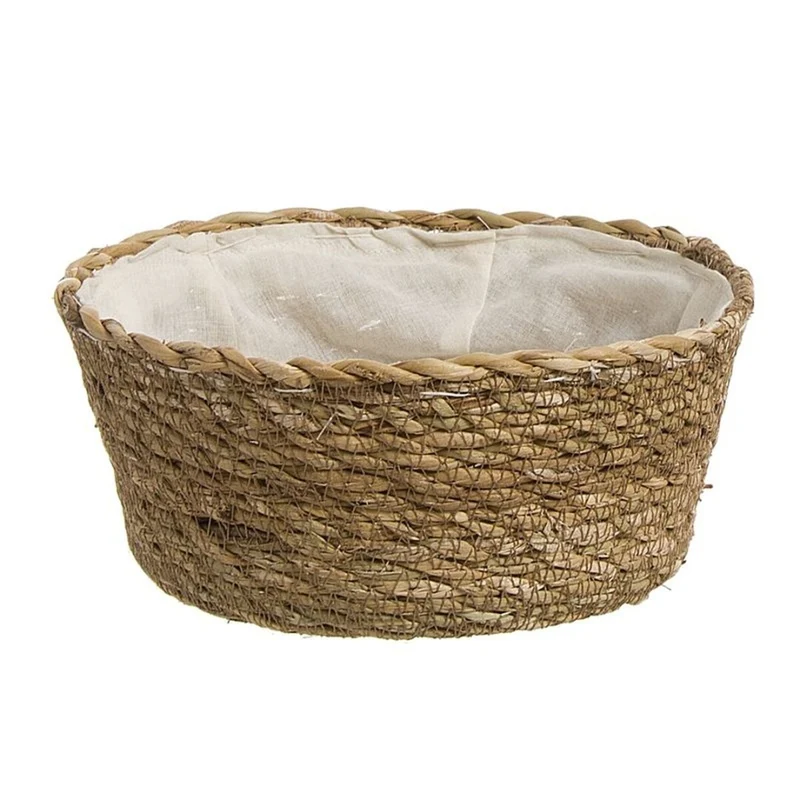 CESTA PANERA REDONDA ALGA TRENZADA