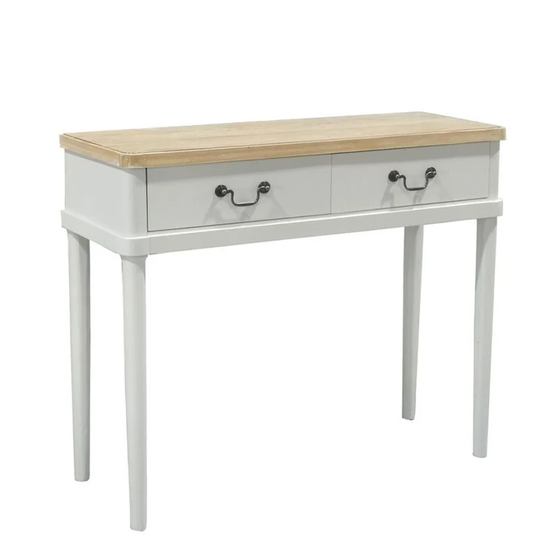 CONSOLA 2 CAJONES IVORY