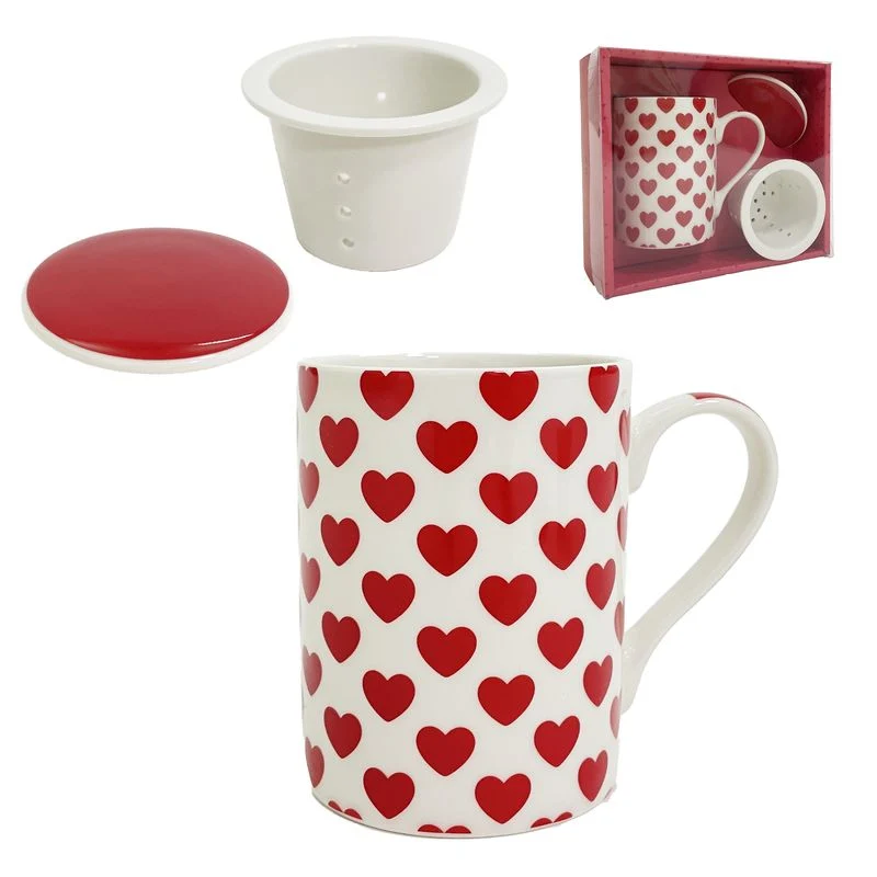 TISANA 295ML CON FILTRO CERAMICA AMOR 2