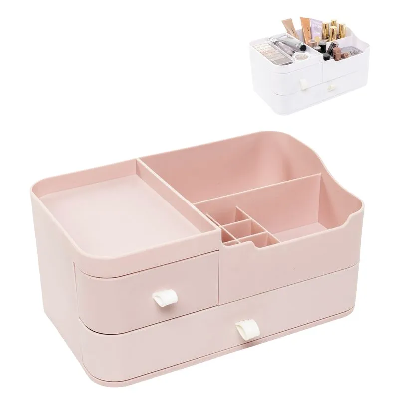ORGANIZADOR MAQUILLAJE 2 CAJONES GRANDE