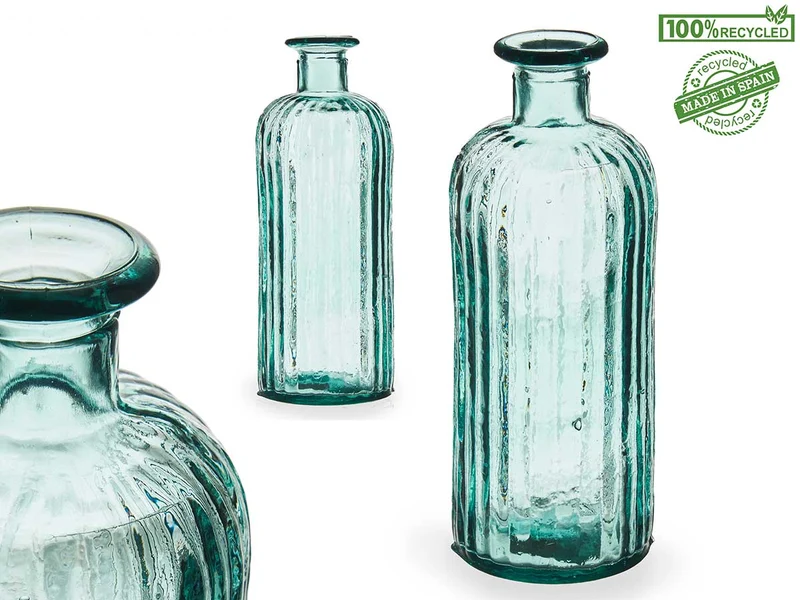 BOTELLA DECORATIVA VIDRIO HOLANDA RAYAS 1,5L
