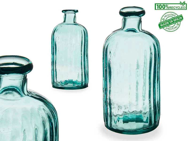 BOTELLA DECORATIVA VIDRIO HOLANDA RAYAS 0,7L