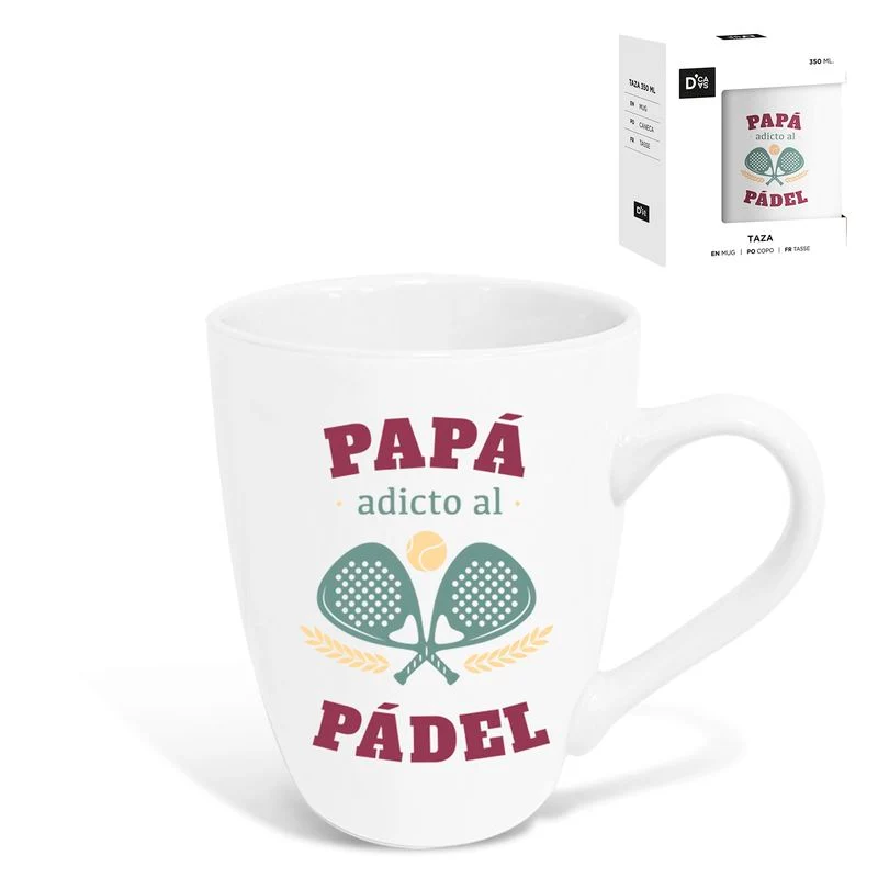 MUG 350ML PAPA PADEL