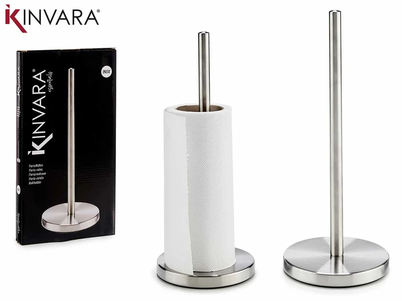 PORTARROLLOS COCINA ACERO INOX