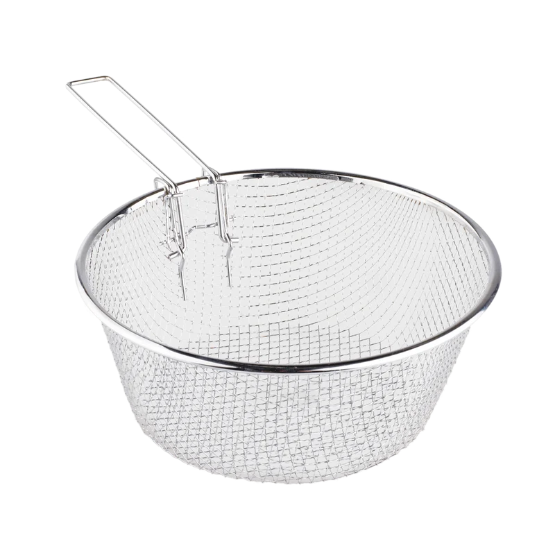 CESTILLO ASADOR ASA PLEGABLE 22 CM