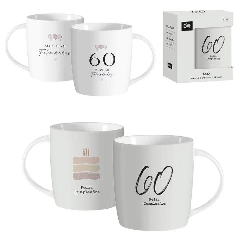 MUG 350ML 60 AÑOS