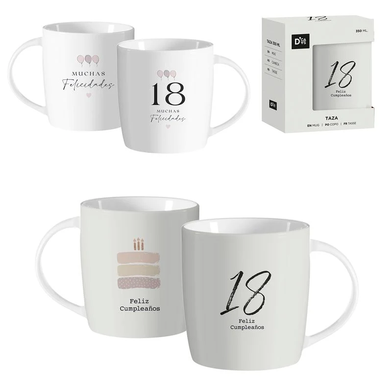 MUG 350ML 18 AÑOS