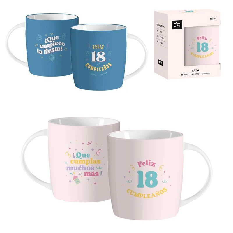 MUG 350ML 18 AÑOS