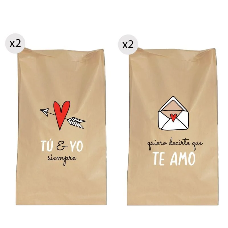 JUEGO 4 SOBRES SAN VALENTÍN