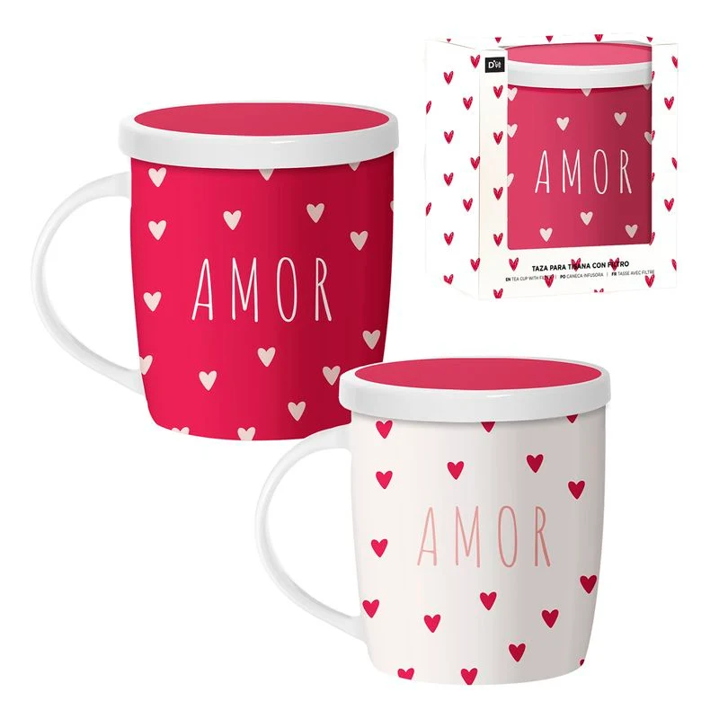 TISANA 350ML CON FILTRO SAN VALENTIN