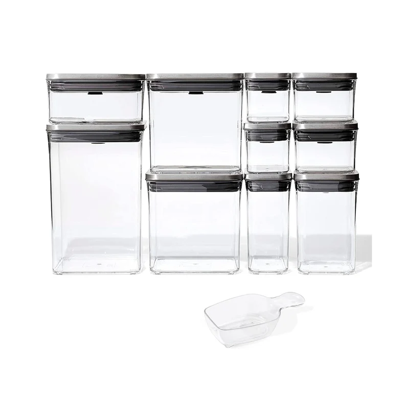 OXO SteeL - Juego de contenedores POP de 12 piezas