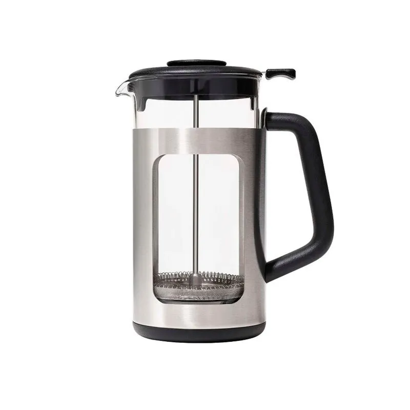 OXO Cafetera de prensa francesa de acero inoxidable Brew - 32oz