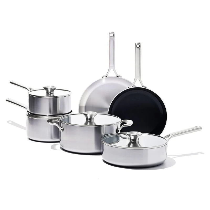 Batería de cocina de acero inoxidable 3PLY Mira OXO