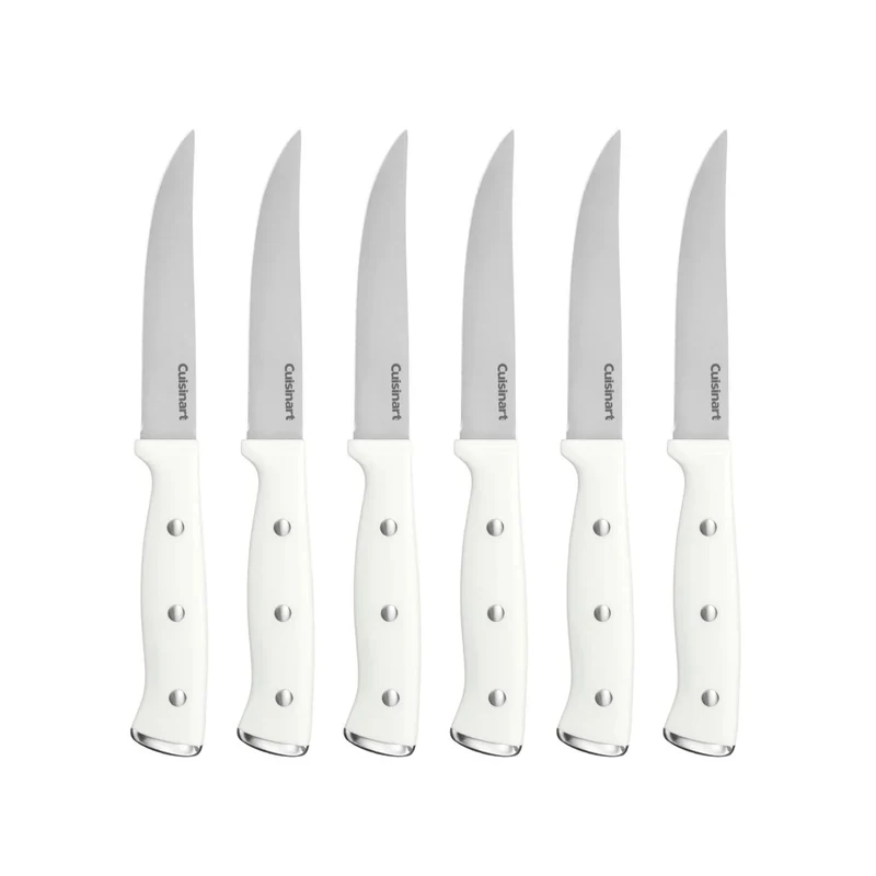 Cuisinart C77WTR-6PSK - Juego de cuchillos para carne con triple remache, 6 piezas