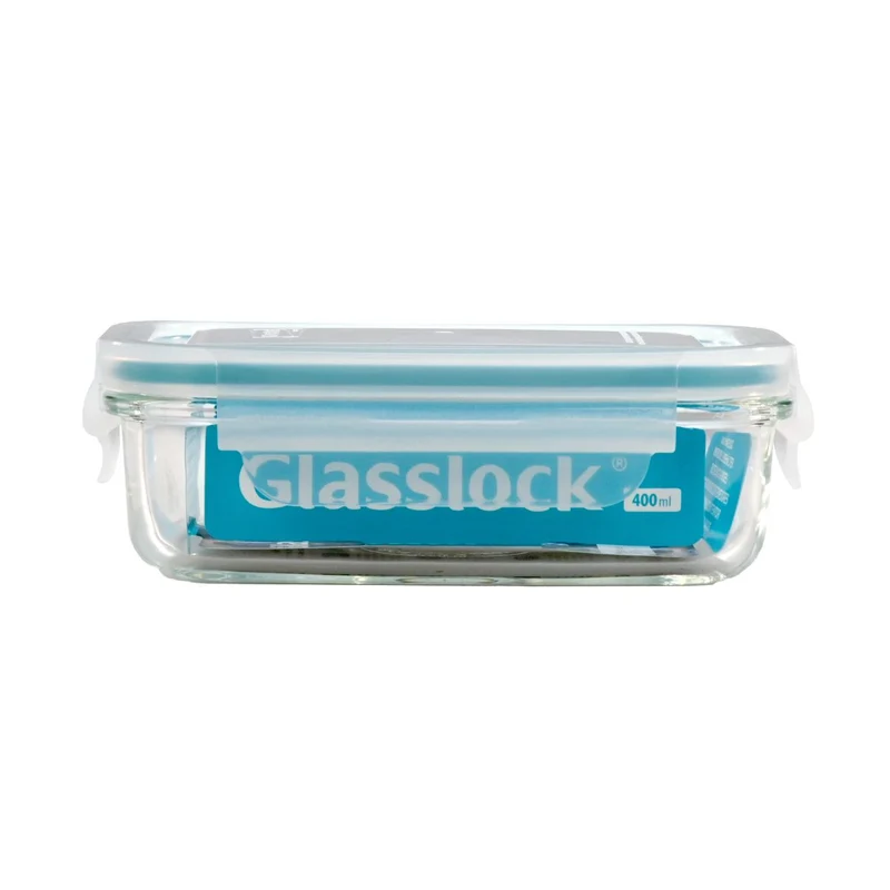 Recipientes herméticos de cristal rectangulares Glasslock