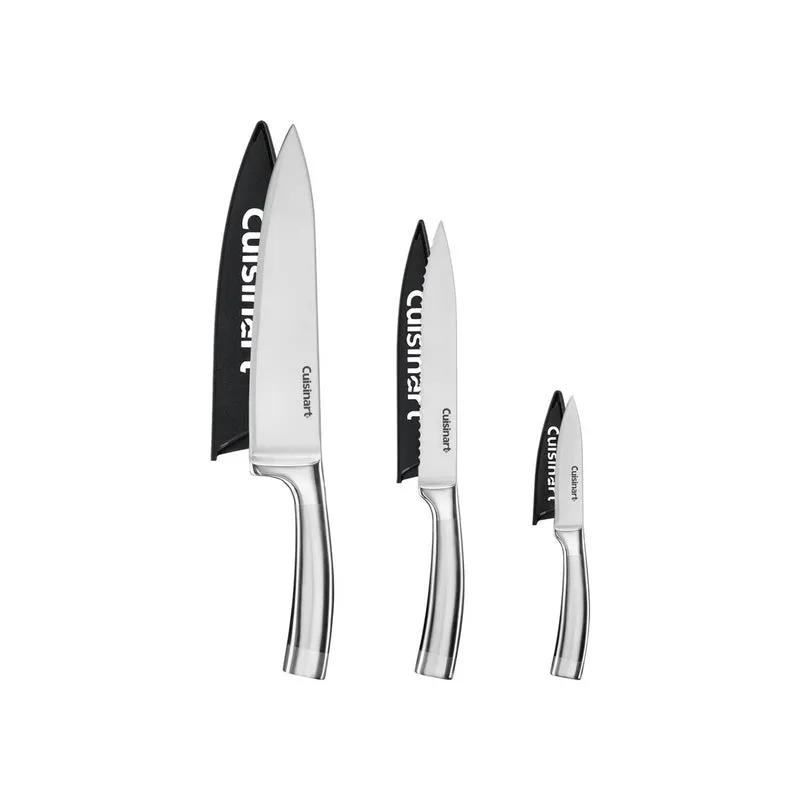 Cuisinart Graphix Collection - Juego de bloques de acero inoxidable 3 piezas
