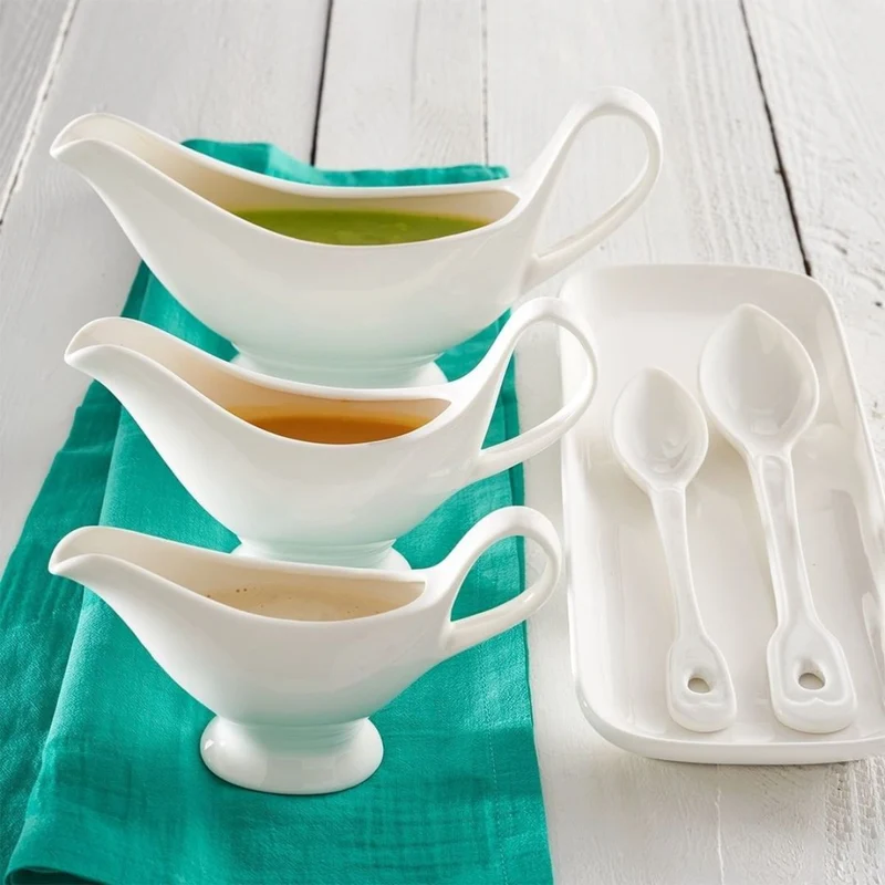 Salsera de porcelana Menage La Porcellana Bianca