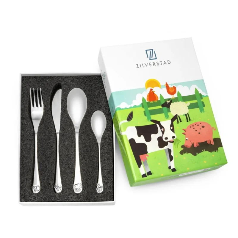 Cubertería de 4 piezas de acero inox Farm Zilverstad