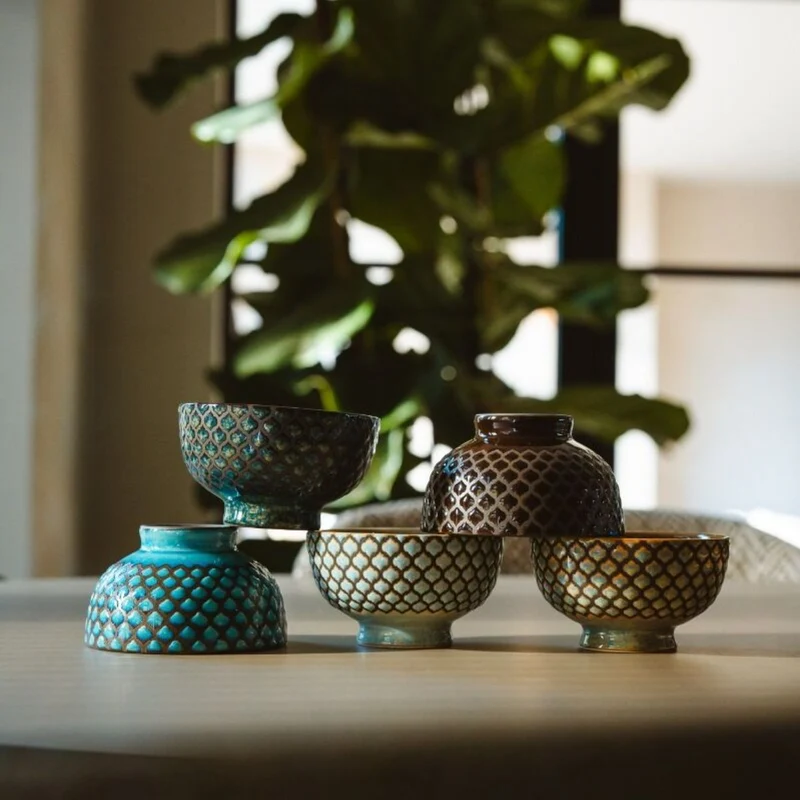 Juego de 5 boles de porcelana para aperitivos Sara Bredemeijer
