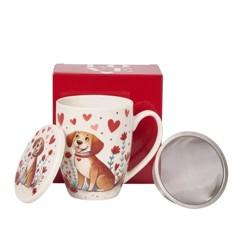 Taza de porcelana para infusiones Love Duo