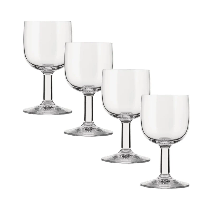 Pack de 4 copas Glass Family de Jasper Morrison Alessi