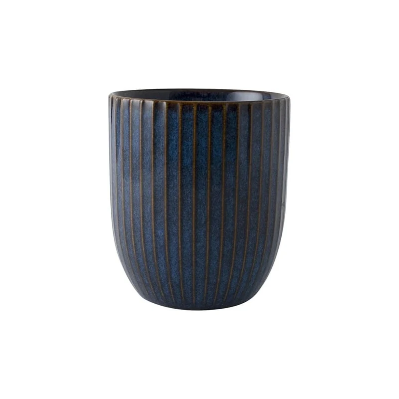 Vaso de gres tipo taza sin asa Sapphire Dutch Rose