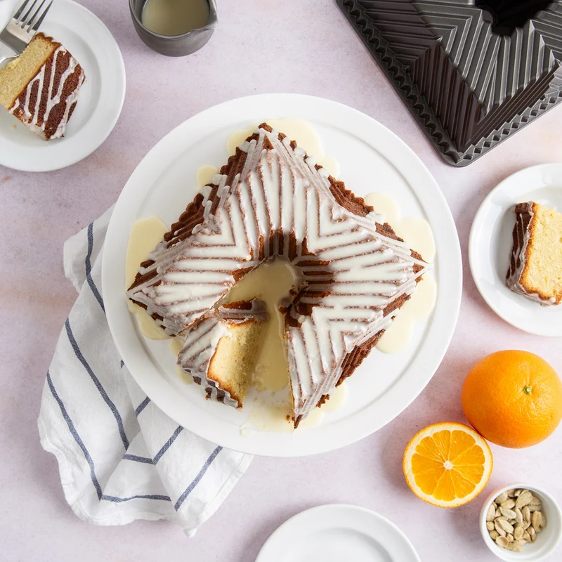 Molde aluminio Squared Bundt Nordic Ware