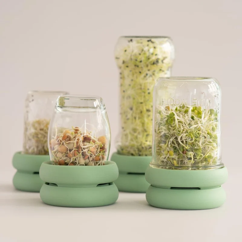 Set de 2 tapas de silicona para germinar semillas Food Huggers