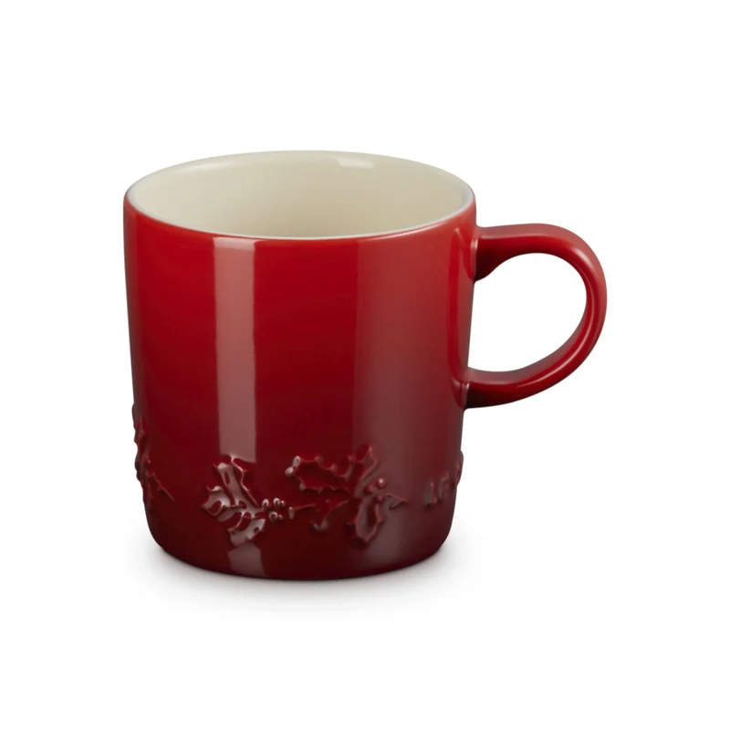 Taza cerámica tipo mug Holly ¡Edición Especial Navidad! Le Creuset