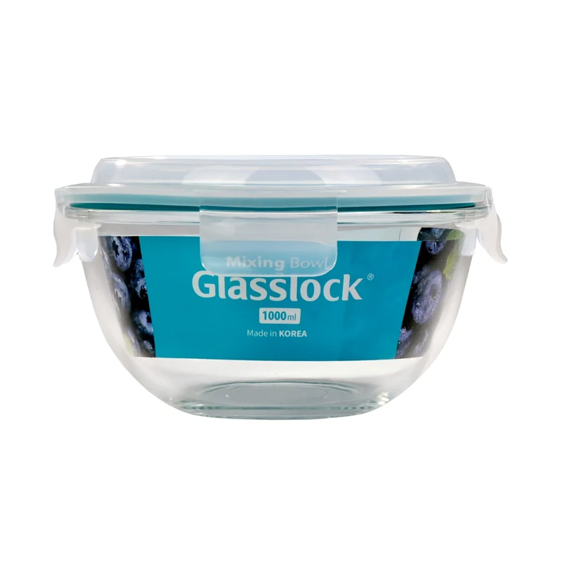 Ensaladera hermética de cristal con tapa Glasslock