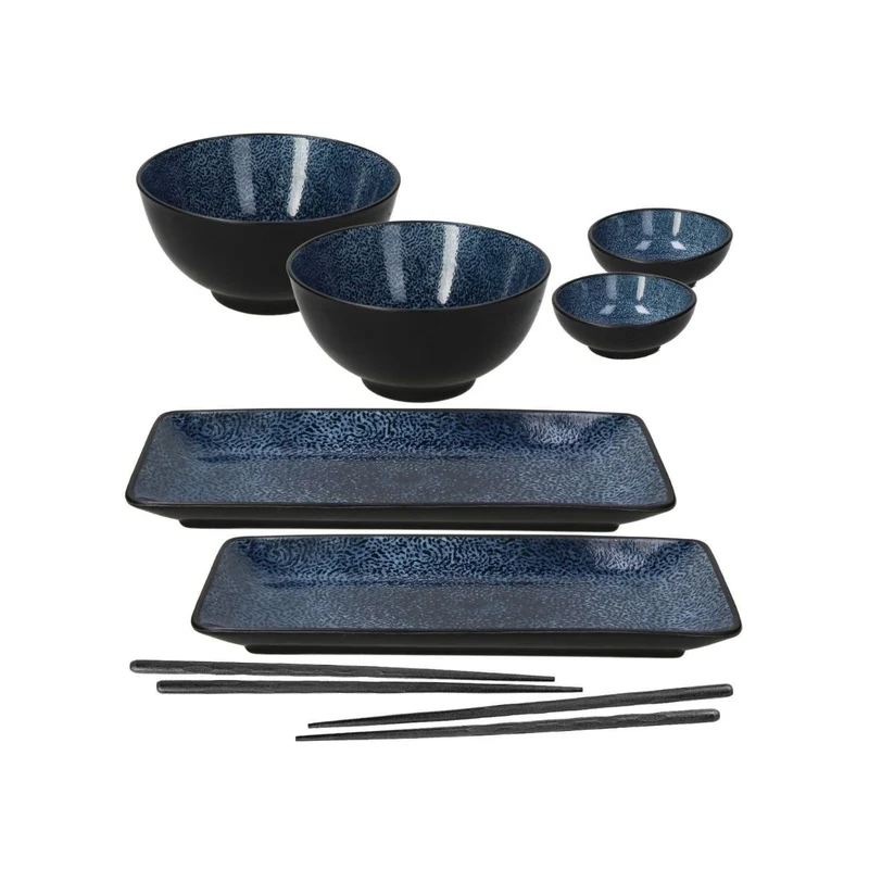 Set de 8 piezas de porcelana para Sushi Tognana