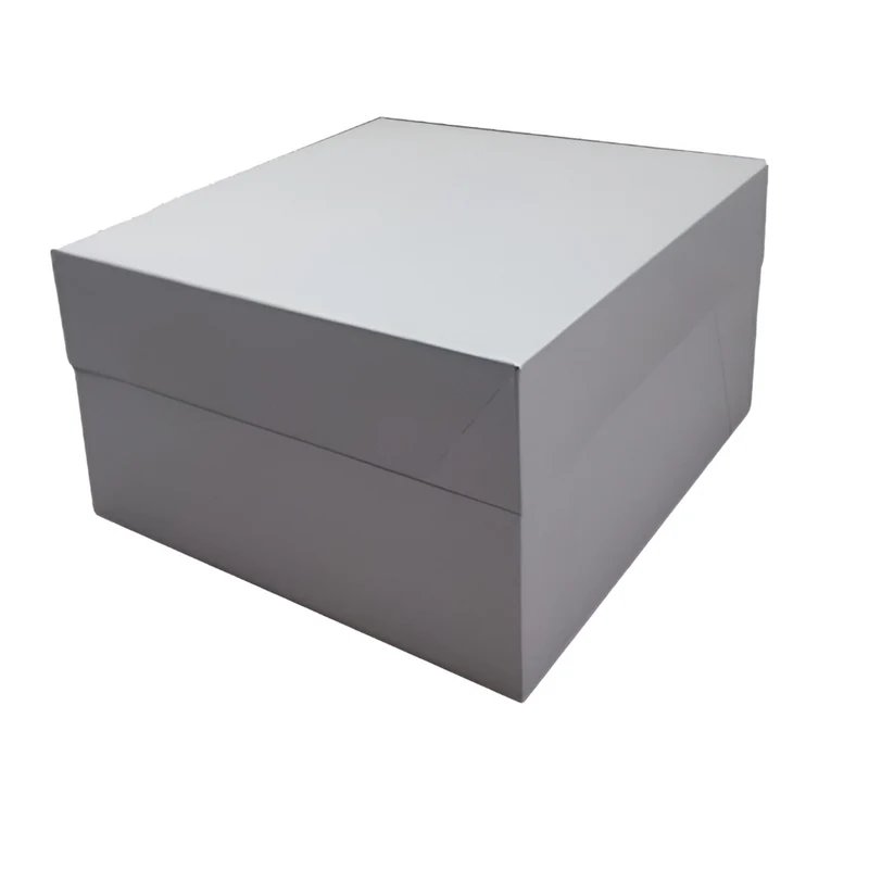CAJA TARTA BLANCA 40X40X15CM