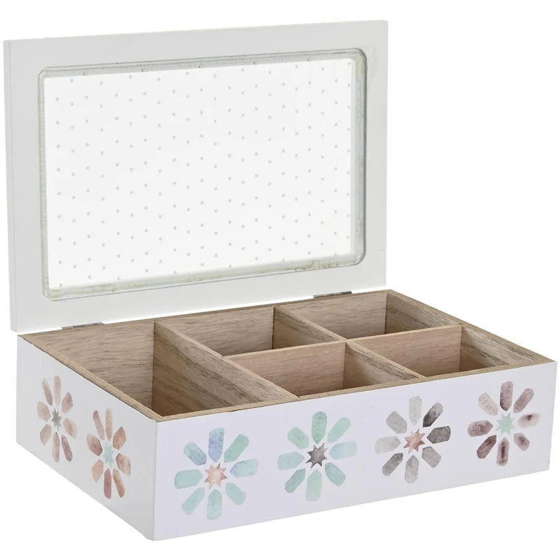 CAJA INFUSIONES MDF CRISTAL 23X15X7