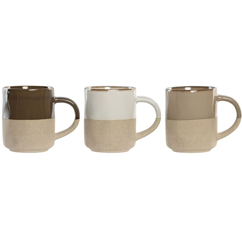 MUG GRES RUGOSO 410ML SURTIDO