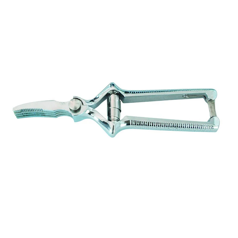 MASTICADOR CURVO ACERO INOX. FLORES CORTES
