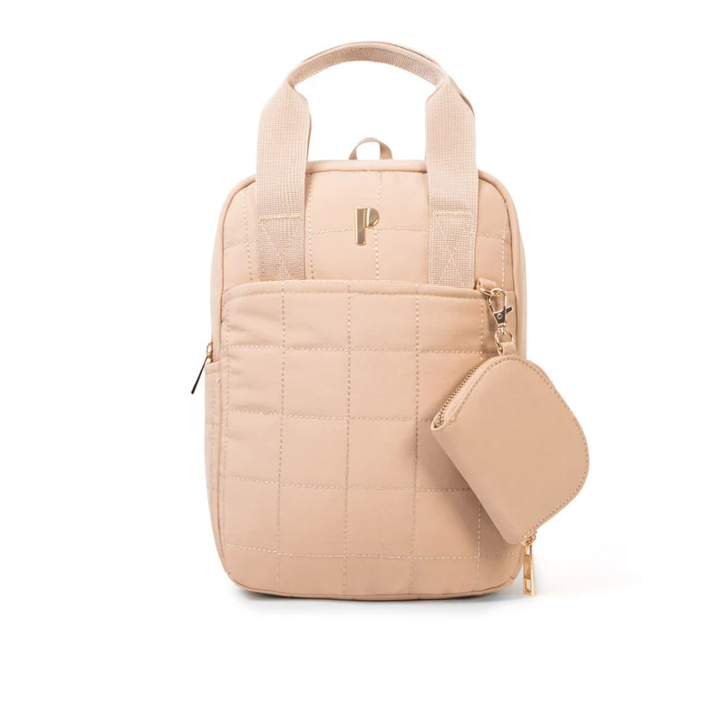 Mini Mochila Tiara Beige