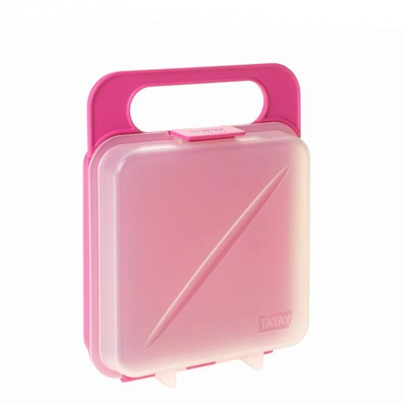 TATAY - Porta Sandwich Reutilizable y Ecológico. Libre de BPA. Fucsia