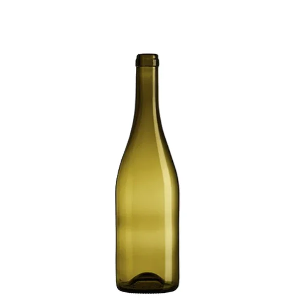 🍾Botella de Cristal Borgoña OPTIMA ECOVA 750ml Corcho Hoja Muerta