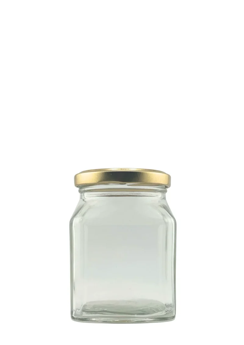 🫙 Tarro de Cristal Square 310 ml Twist-Off 63