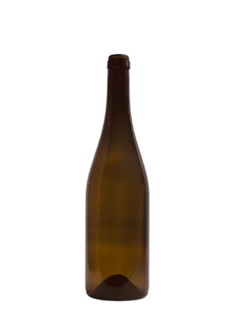 🍾 Botella de Cristal Borgoña OPTIMA ECOVA 750ml Corcho STD 18,5 Canela